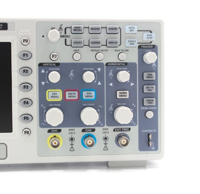 Цифровой осциллограф Hantek DSO5102P Портативный 100 МГц 2 канала 1 Гвыб/с длина записи 40K