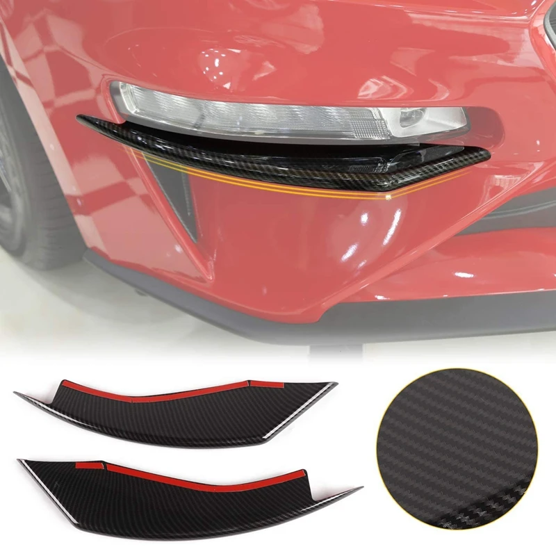 

Автомобильные передние противотуманные фары, ВЕКО для Ford Mustang 2018-2021, противотуманные полосы, отделочные наклейки