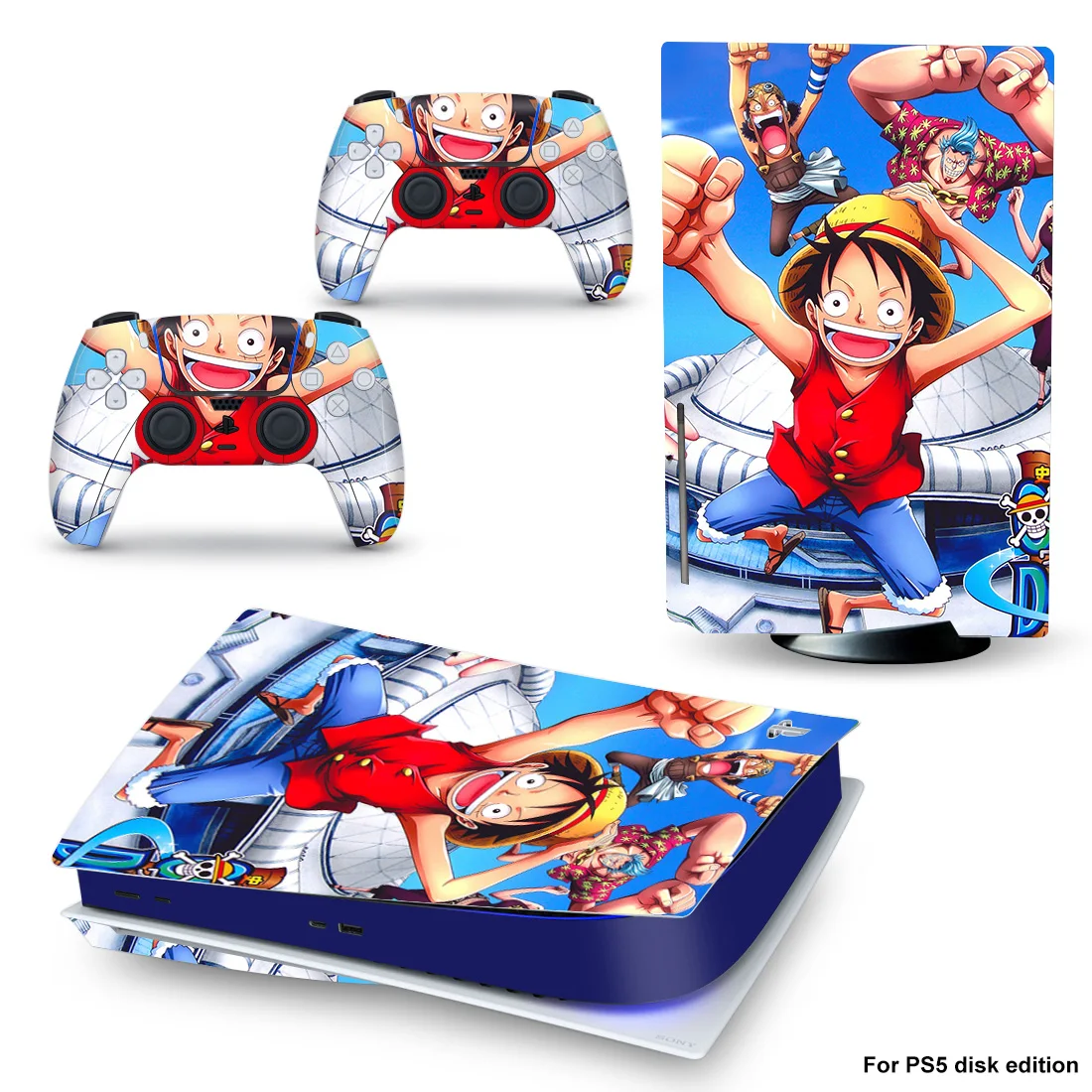 

Наклейка в пиратском стиле для консоли Playstation 5 и 2 контроллера