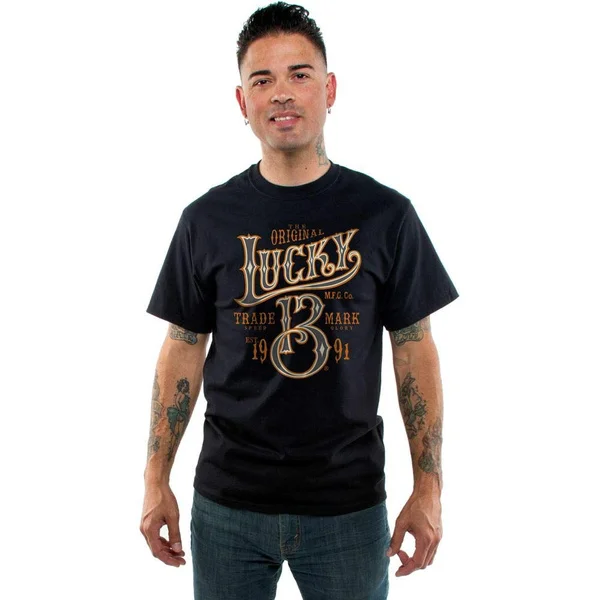 

Lucky 13 Men's Guardian Shield T-Shirt Black