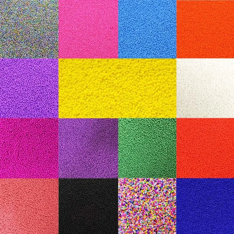 

1000pcs Real Glass Bead Loose Beads For DIY Necklace Bracelet Jewelry Accessories Colorful New High-