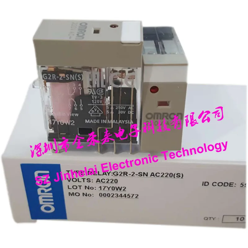 Новый и оригинальный G2R 2 SN (ы) 24VDC 220VAC OMRON Реле DC24 AC220 2NO 2NC|Реле| |