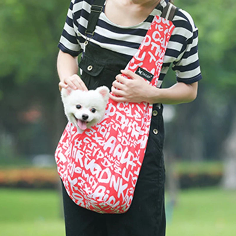 

Pet Puppy Cat Carrier Pet Dog Sling Bags Outdoor Windproof Carriers For Small Cats and Puppies Travel Handbag Pouch for Pets