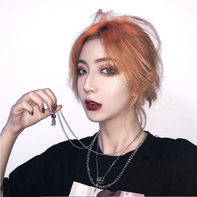 

Necklace For Women Stainless Steel Jewelry Couples Matching Astronaut Sweater Chain Robot Retro Punk Hip-hop Style Holiday Gift
