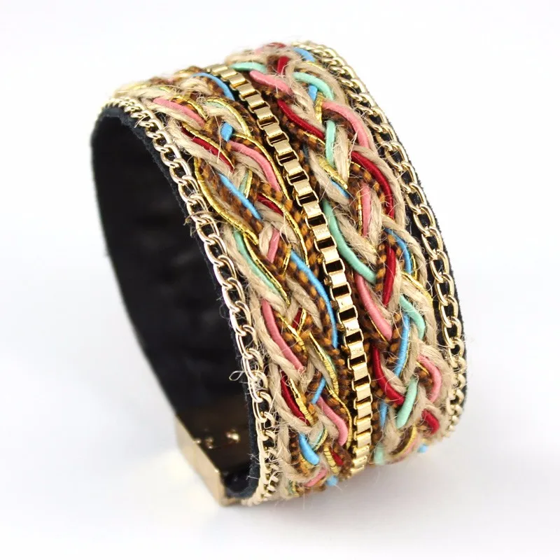 Мужской кожаный браслет VONNOR браслеты с камнями аксессуары для женщин и мужчин