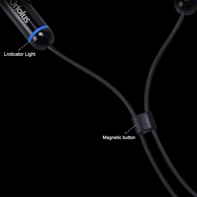Bluetooth кабель для наушников Jaben Oriolus 70BT со съемной вилкой 2Pin/0 78 мм поддержка SBC/AAC/aptX