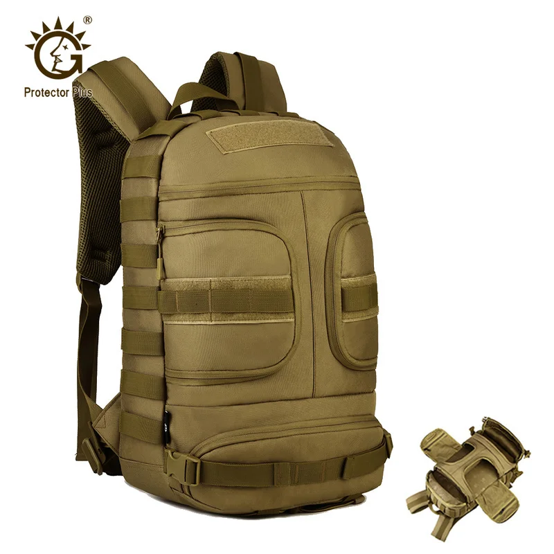 Протектор Плюс 35Л Открытый тактический рюкзак военный Молл дорожный