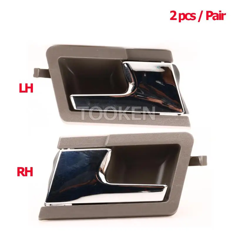 Внутренняя дверная ручка внутренняя отделка Хромированная передняя