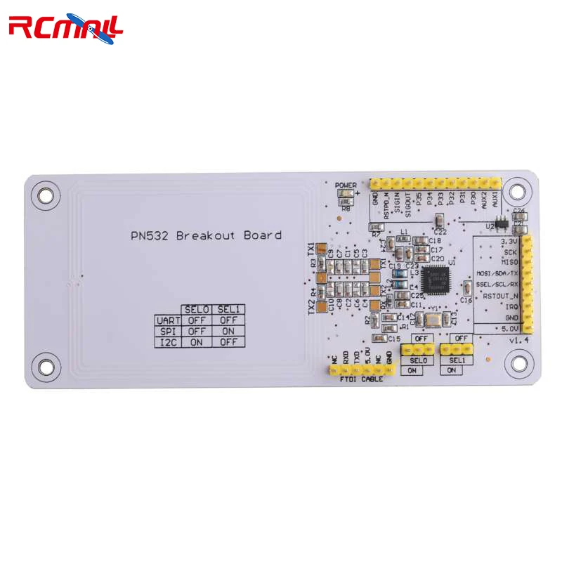 RCmall PN532 NFC/RFID плата V1.3 для совместимости с Arduino + белая карта |