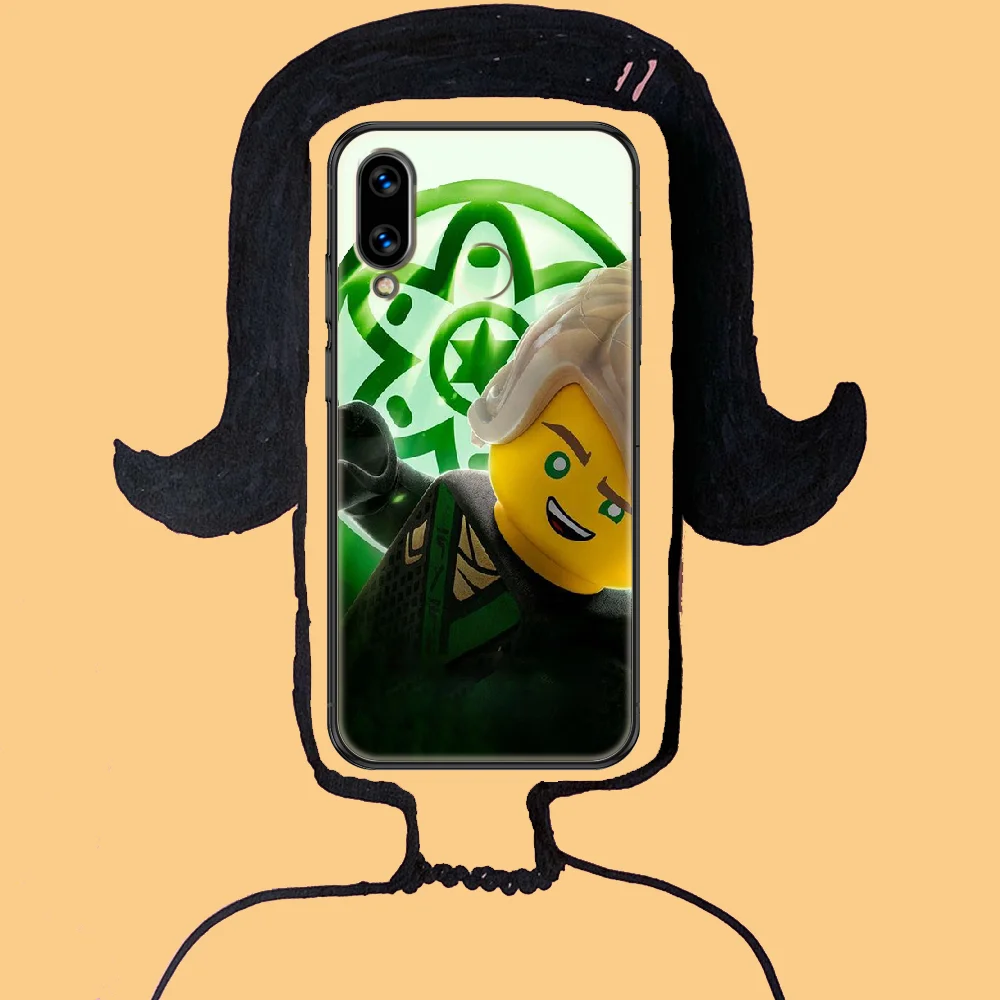 

legos cartoon Phone case For Huawei Honor 6 7 8 9 10 10i 20 A C X Lite Pro Play black tpu cover painting waterproof silicone