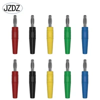 jzdz 10pcs 3mm banana plug electrical connector adaptor 5 colors j 10008