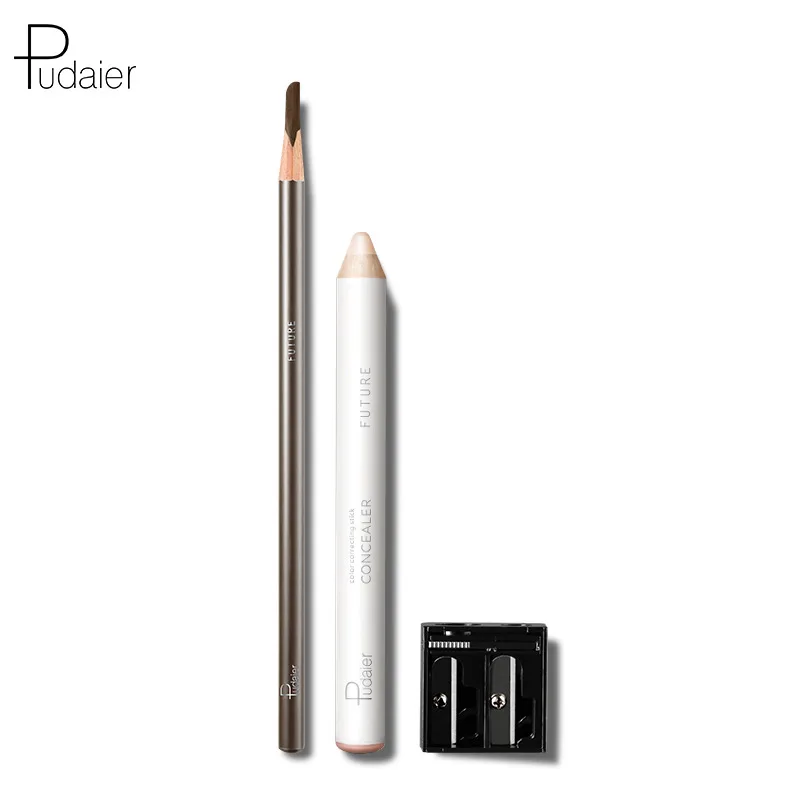 Карандаш Pudaier для бровей с двойным эффектом Корректирующее покрытие натуральный