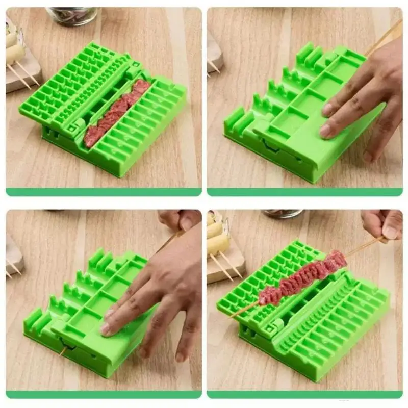 

Новый Многофункциональный шнурок для барбекю, предмет одежды, Шпажки для говядины, свинины, детской, мяса, устройство для шнурков, инструмен...