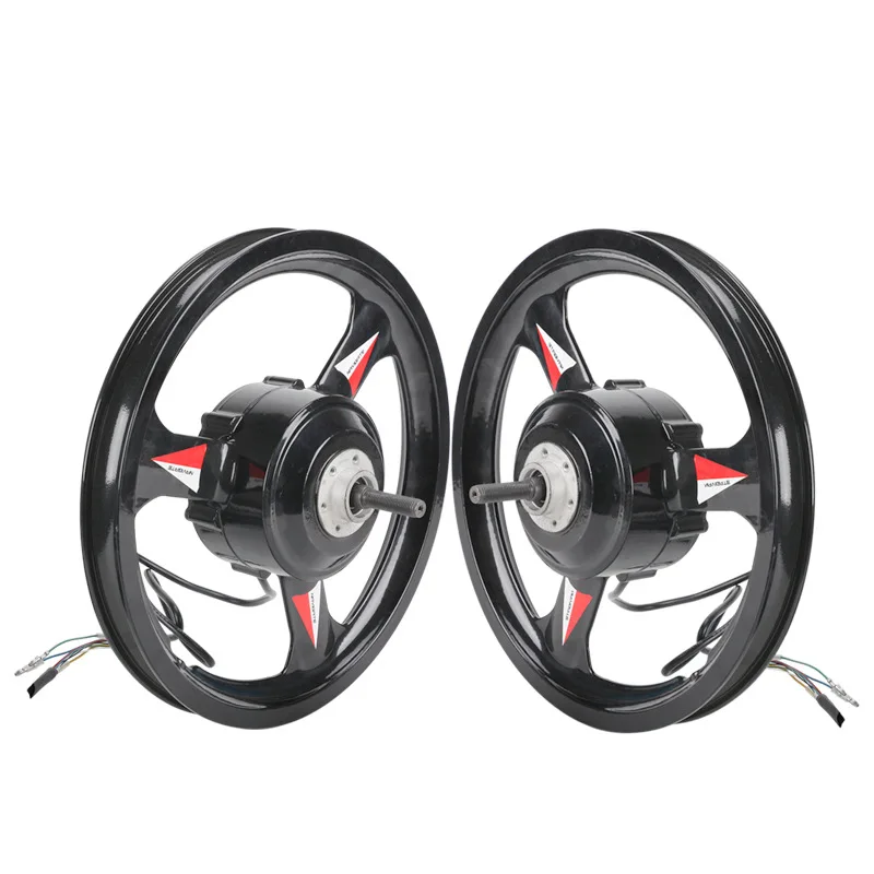 baratas Cubo De Liga De Magnésio, 36v 48v 500w 20 Polegada Bldc, Motor Da Roda Traseira Com Roda Frontal Ebike Kit De Bicicleta Elétrica Sem Escova