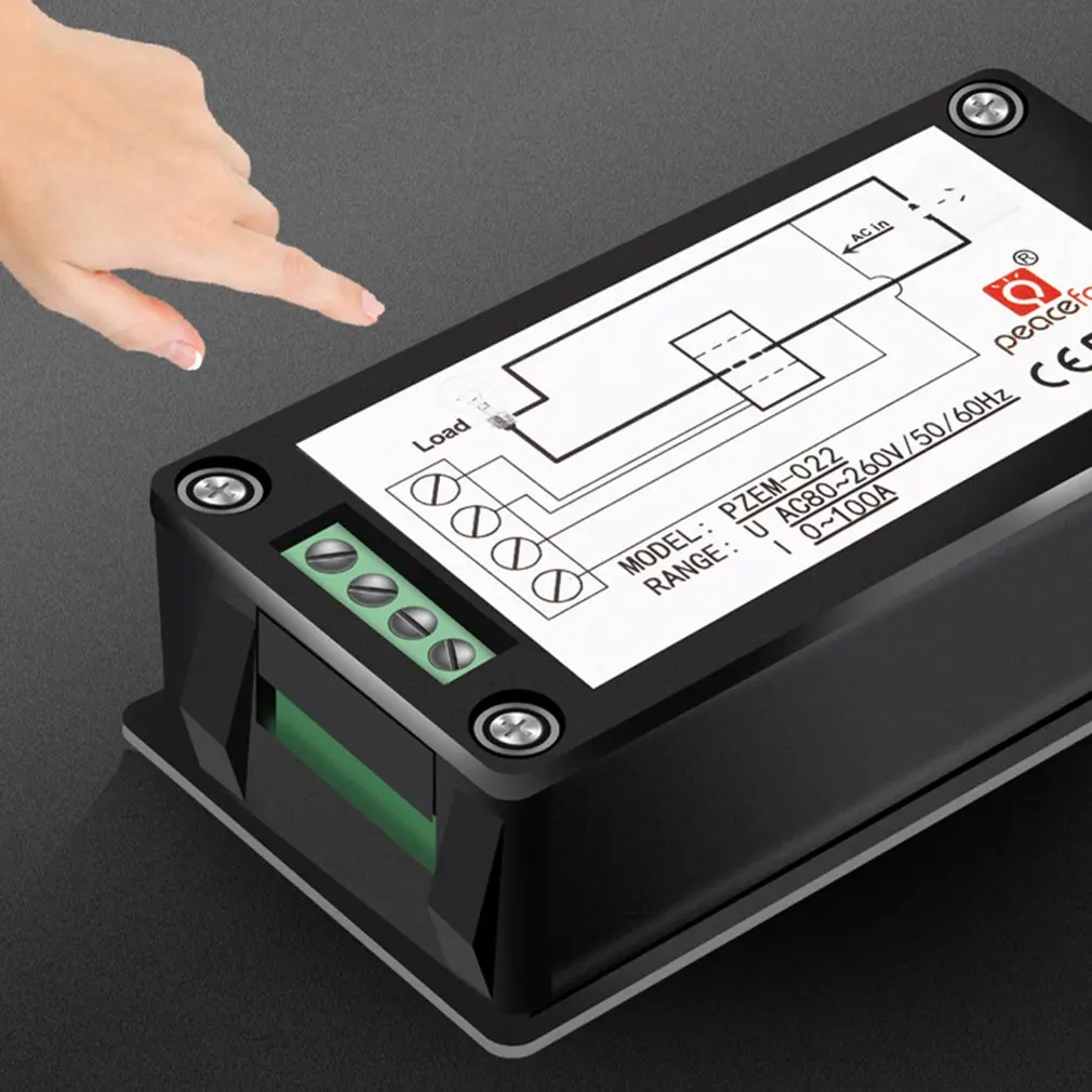 Измеритель мощности точный Вольтметр Амперметр кВтч Ватт счетчик энергии