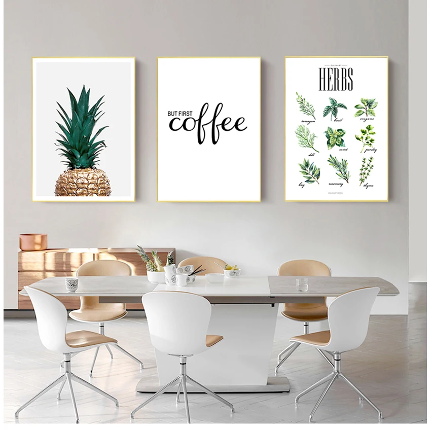 

Kitchen Shop Cafe Wall Art s HD2862 Kitchen Quote Wall Decor Herbs Plants Canvas Prints Coffee Wall Art Pictures