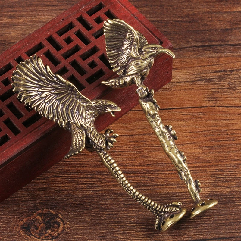 

Antique Vintage Metal Eagle Cigarette Pipe Press Rod Tamper Smoke Cleaner Retro Engraving Tobacco Pipes Accessories