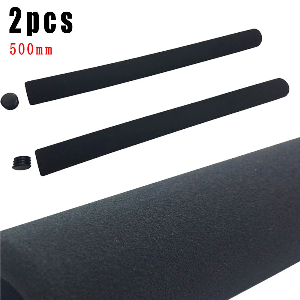 

Black Handlebar Grips Touring Butterfly Shock Absorption Tube Smooth Tight