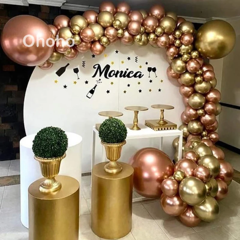 

Металлическая искусственная гирлянда, украшение для дня рождения, свадьбы, Нового года, нового года