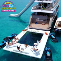 Freestyle Cruiser Inflatable Water Slide Boat Yacht Inflatable Yacht Slide For Boat