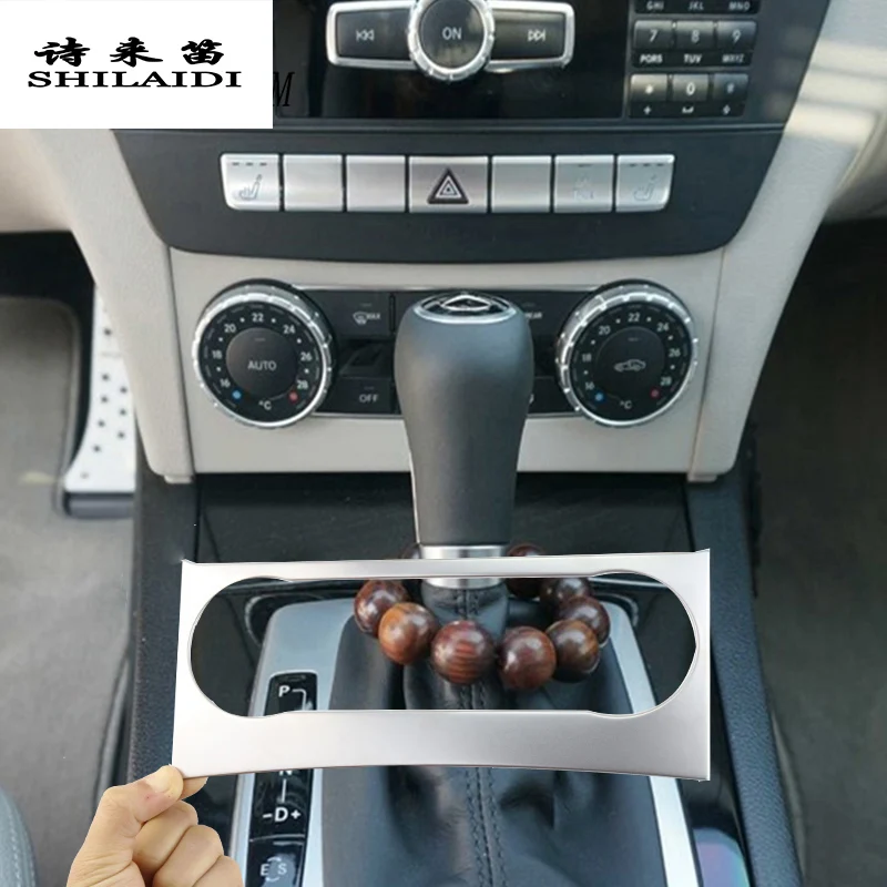 

Автомобильные аксессуары, наклейка на крышку выходного отверстия кондиционера, отделка салона автомобиля для mercedes W204 C Class 2011-2013, Стайлинг а...