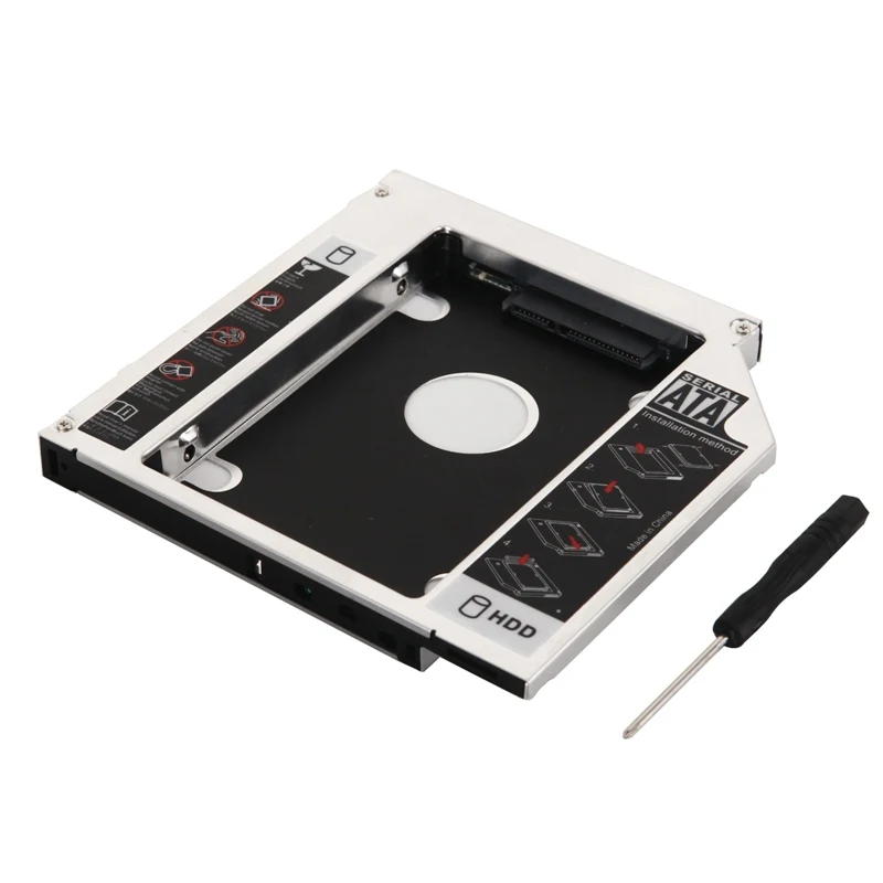 

NIGUDEYANG 12.7mm 2nd Hard Drive HDD SSD Optical bay Caddy Adapter Frame for ASUS N56VZ-DS71 N56VZ-ES71 N56JN replace UJ8E1 DVD
