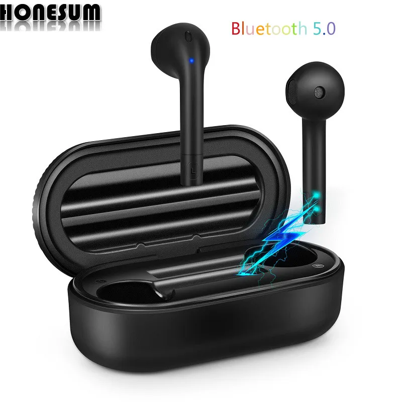 2020 Neswest Honesum HiFi наушники TWS Bluetooth V5.0 глубокие басы гарнитура беспроводные сенсорные шумоподавление|Наушники и