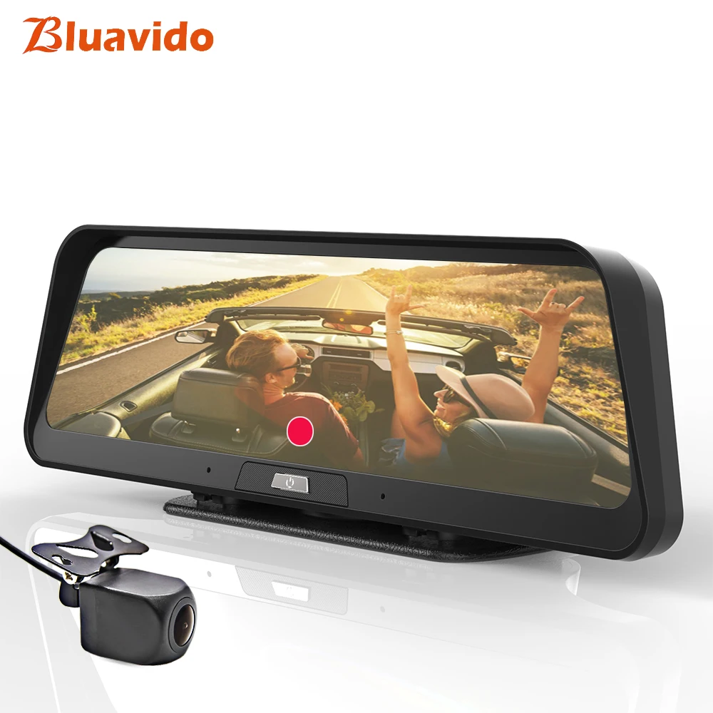 Bluavido 1" ips 4G Android умный Автомобильный видеорегистратор Камера gps навигация ADAS FHD 1080P Автомобильный видеорегистратор WiFi удаленный мониторинг