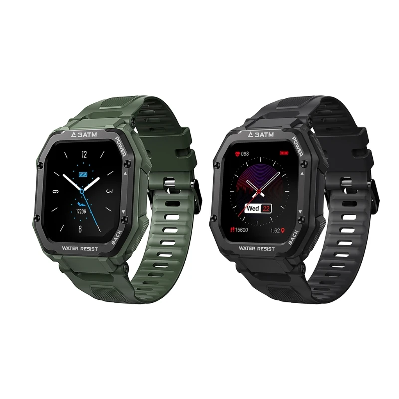 

3ATM Fitness Watch Calorie Pedometer Outdoor Fitness BT5.0 Activity Tracker QW