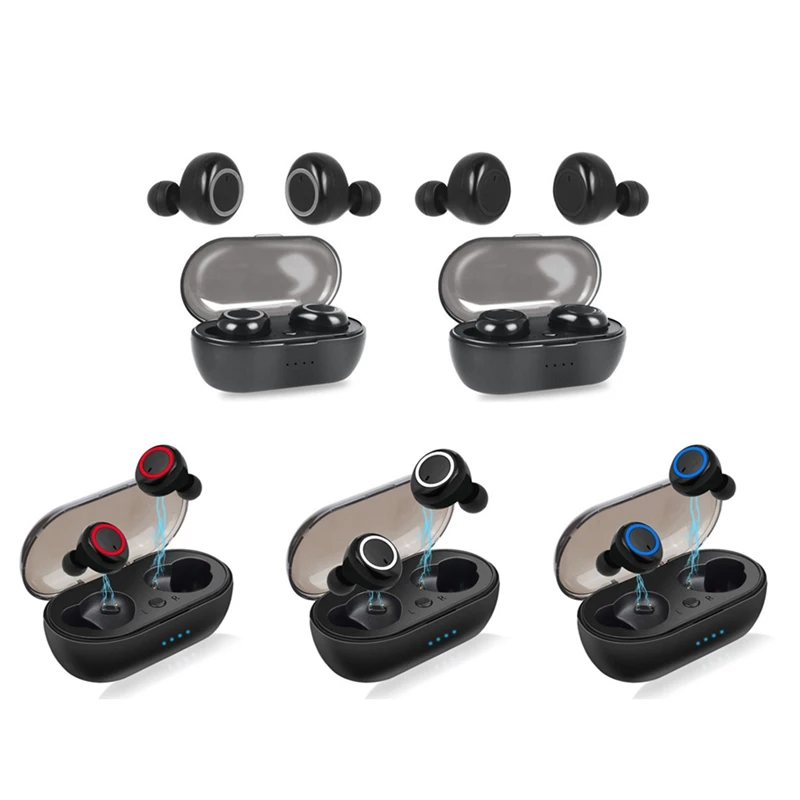 

New GT1 TWS Bluetooth 5.0 Headphones Fingerprint Touch Earphones HD Stereo Wireless Headphones Noise Cancelling Gaming Headset