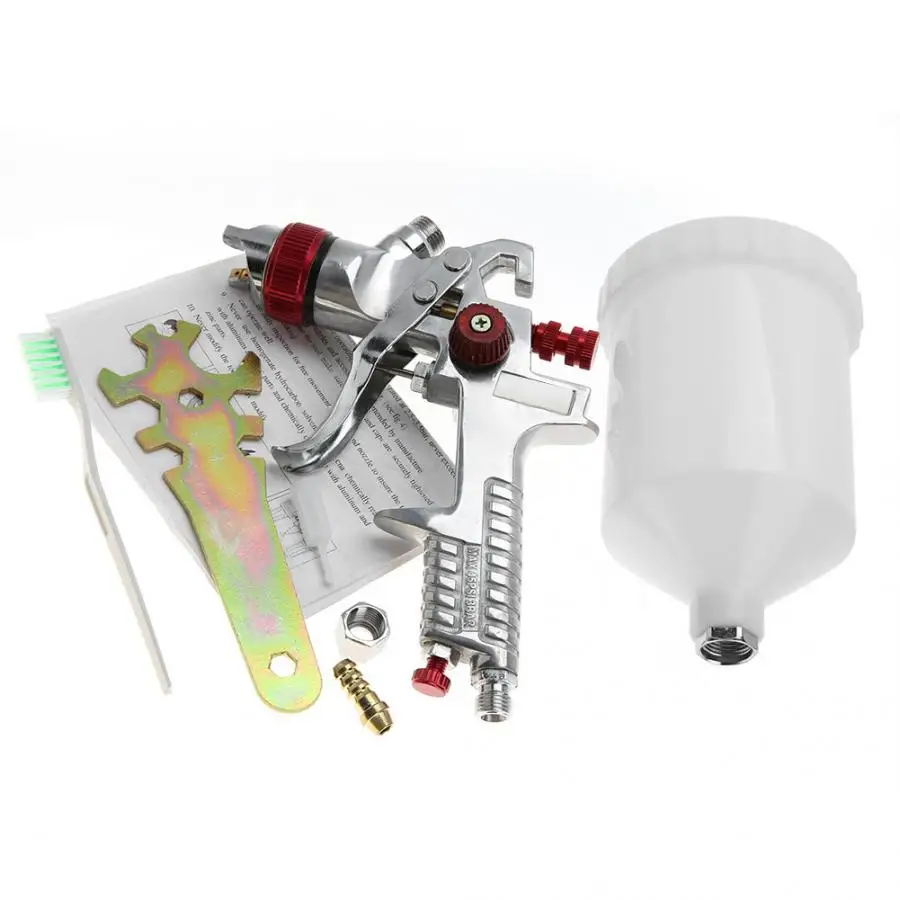 Горячий Профессиональный 1 4 мм сопло 600 мл гравитационный Тип Пневматический