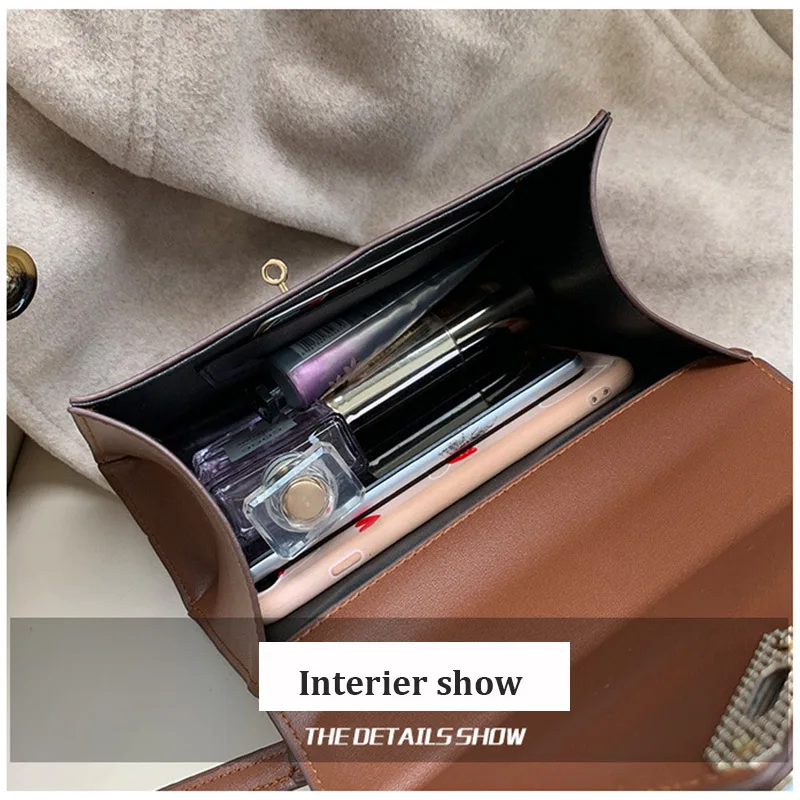 Женская маленькая сумка с верхней ручкой роскошная брендовая трапециевидной