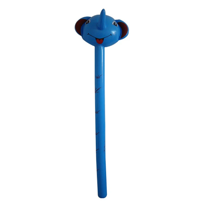 

Random Color 1 Piece 95CM Cartoon Animal Tiger Rabbit Inflatabel Animal Long Inflatable Hammer Children Toys P15