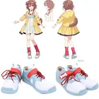 Туфли для косплея VTuber Inugami Korone, милые женские туфли для Хэллоуина, на заказ, аксессуары для косплея, любой размер на заказ, Карнавальная обувь