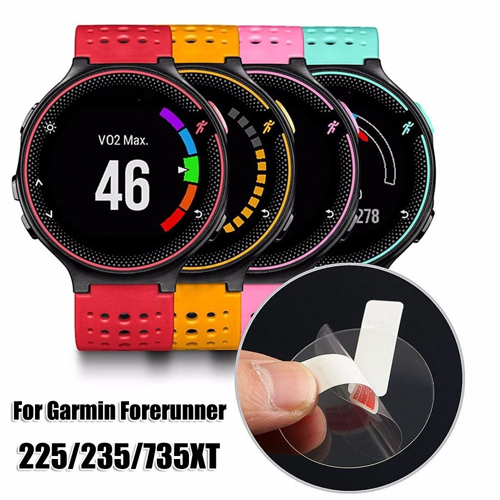Защитная пленка для смарт часов Garmin Forerunner 235 225 735XT HD закаленное стекло