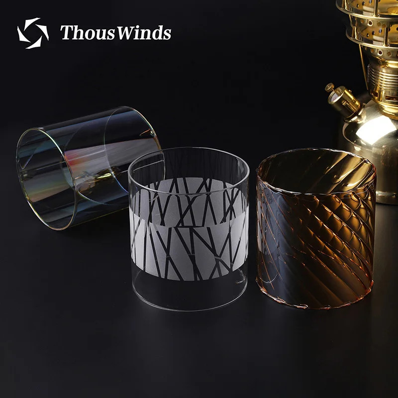 Thous Wind HK500 HK250 HK150 стеклянный абажур для масляной лампы улицы кемпинга Сменное