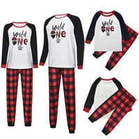 family number matching clothing sets letter print couple outfits casual cotton home wear pajamas mommy and me clothes christmas