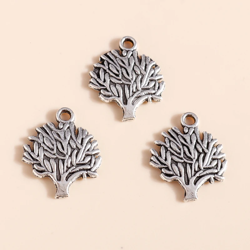 

Винтажные подвески из сплава «Древо жизни» 20 шт. для ожерелий, браслетов, сережек, подвесок, «сделай сам», аксессуары для изготовления ювели...