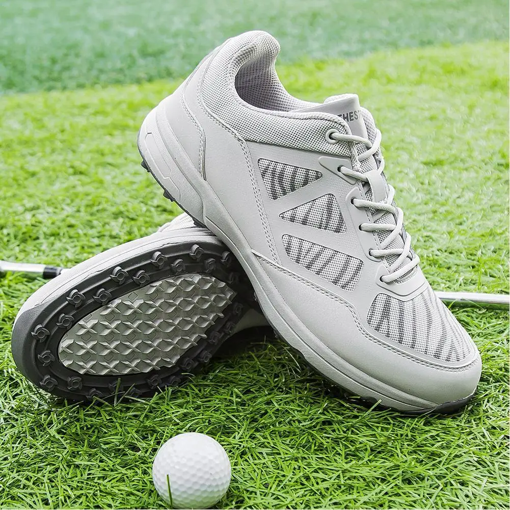 

Professional Men's Warm Autumn And Winter Large Breathable Golf Waterproof Fiber Super Shoes Sports Non-slip Shoes Y6z1