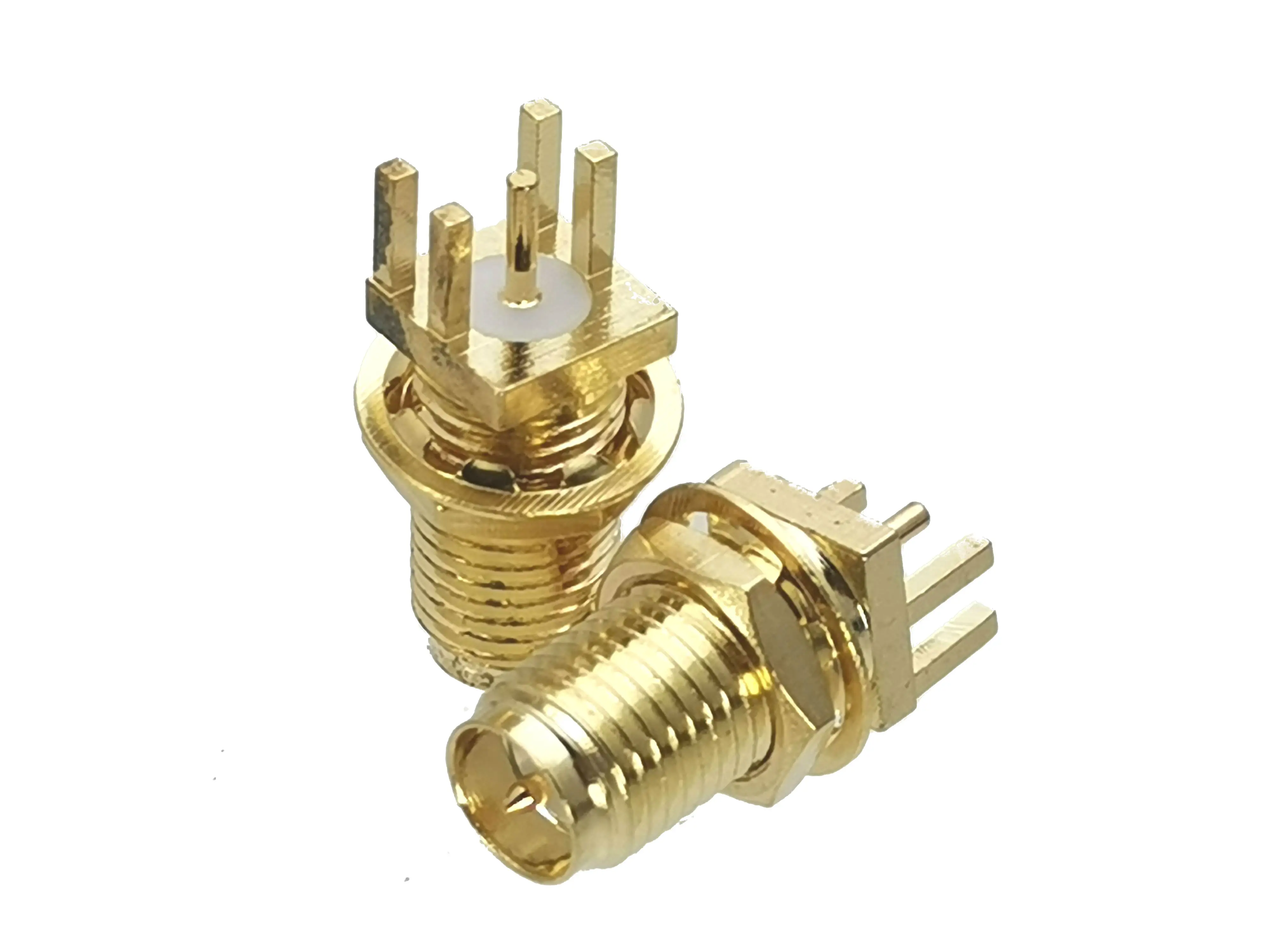 

1Pcs Connector RP-SMA RPSMA Female Plug Bulkhead Nut Solder PCB Edge Clip Mount RF Adapter Coaxial High Quanlity