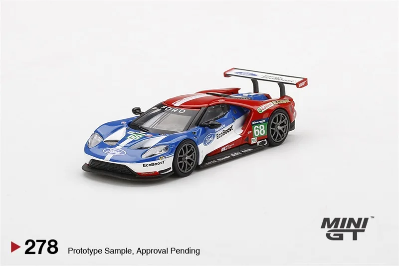 

Мини GT 1:64 Ford GT LMGTE PRO #68 24 часа Le Mans Class Winner LHD литая модель автомобиля