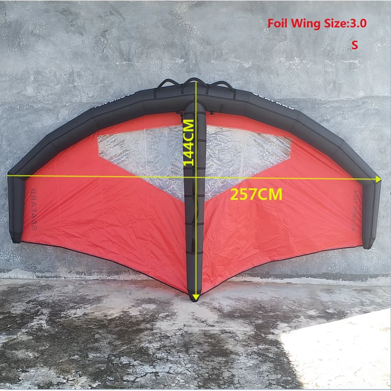 

Inflatable Kite Foil Wing Surfing Inflatable Wing Foil Windsurfing E-Surf Wing Kite Stand Up Padding Board Parafoil Parachute