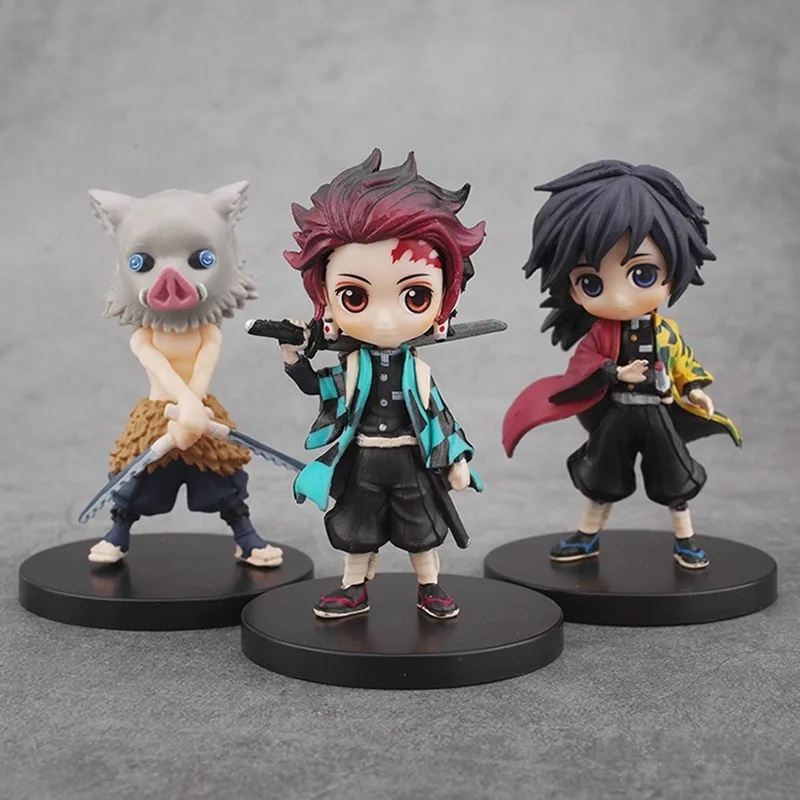 Фигурка Kimetsu no Yaiba фигурка Kamado Tanjirou Nezuko Hashibira Inosuke аниме экшн убийца демонов