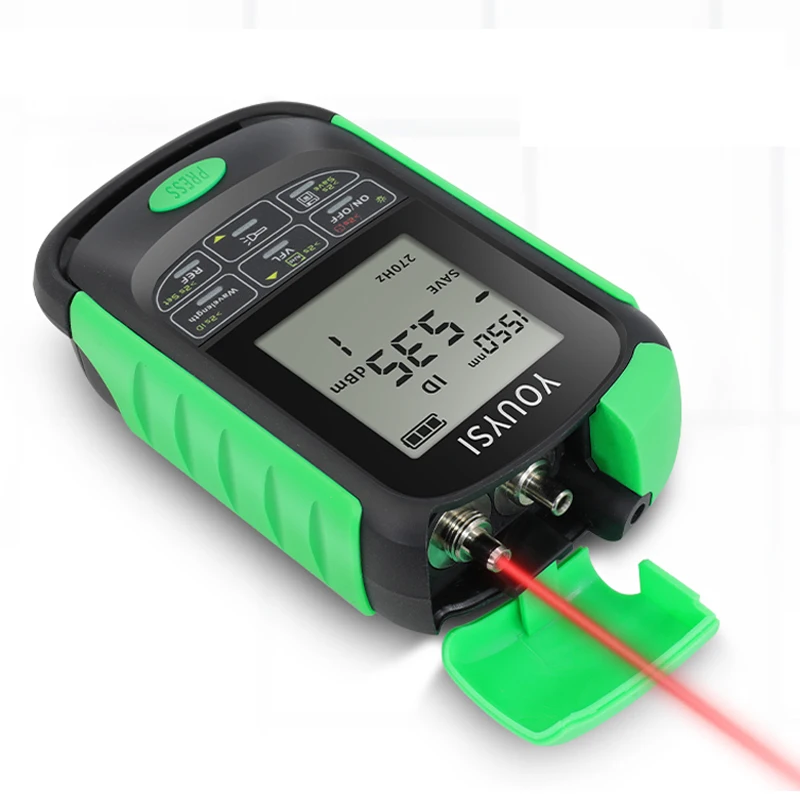 New 4in1 Optical Power Meter Visual Fault Locator Network Cable Test OPM Optical Fiber Tester