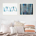 Скандинавская Картина на холсте Human DNA и IgG научная биология, генный код, химия, настенный художественный постер, картины для домашнего декора