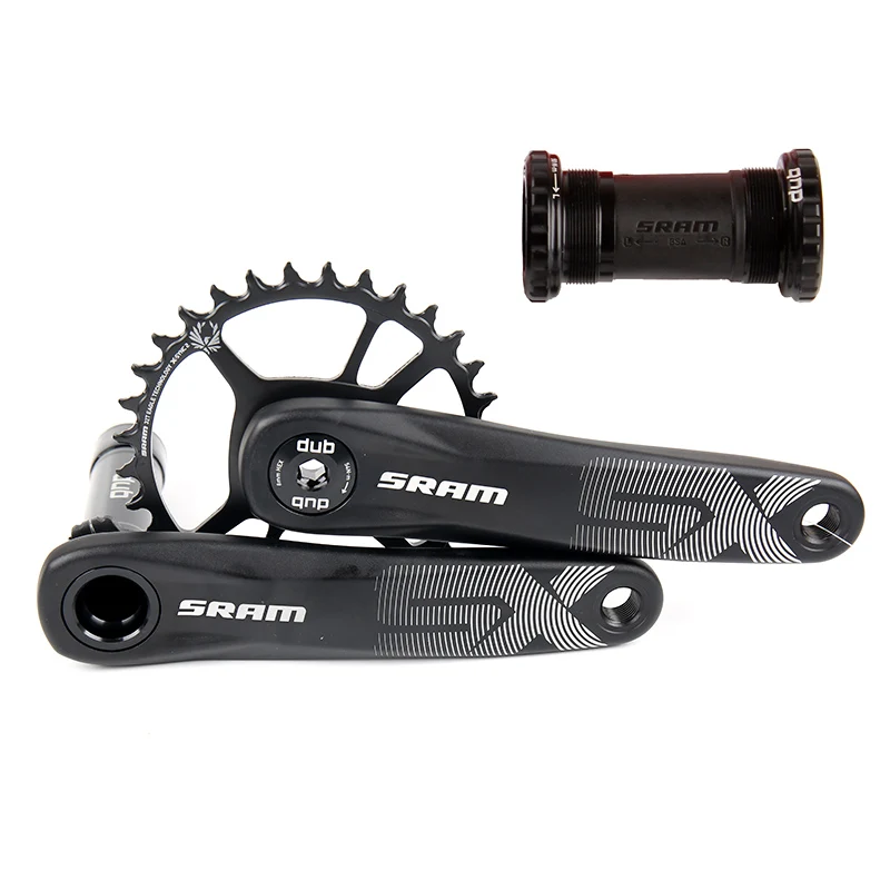 SRAM 12 Скоростей SX EAGLE Кривошип DUB 34T 38T 6 мм офсетная стальная Звездочка 170 175 1x12