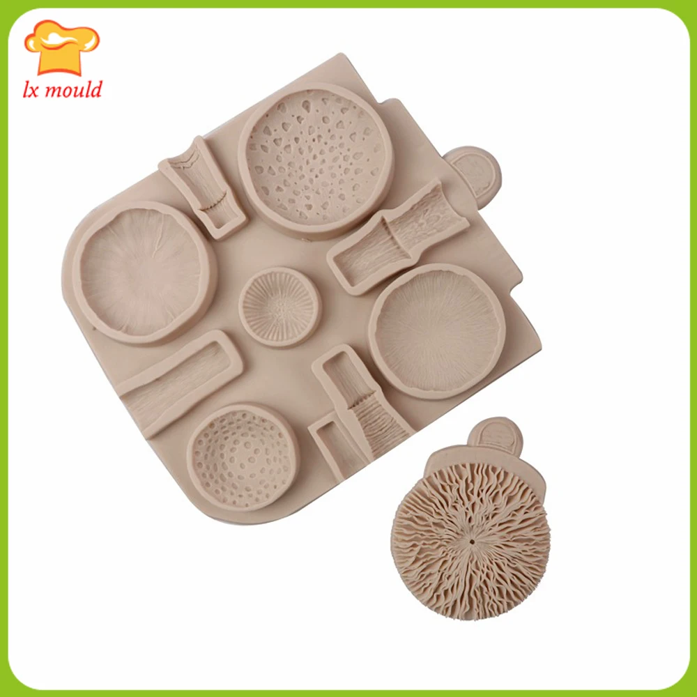 

New Mushroom Baking Tools Plant Shaped Dessert Silicone Cake Mold Chocolate Decorative Fondant Molds DIY Drip Mould