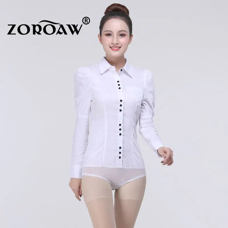 Блузка размера плюс, боди-рубашка, женские боди-блузы, Blusas Blusa, женские топы, рубашки с длинным рукавом, Женская офисная одежда
