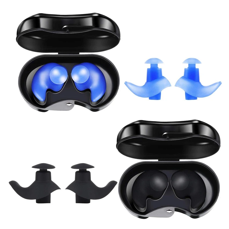 

Silicone Swim Ear Plugs For KIds Adults Showering Bathing Snorkeling Surfing And Other Water Sports,Waterproof Reusable