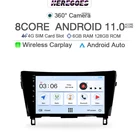 Carplay Android 11 Автомобильный мультимедийный плеер для Nissan X-Trail xtrail X Trail 3 T32 2013 - 2017 Qashqai 2 J11 4G LTE радио 2din